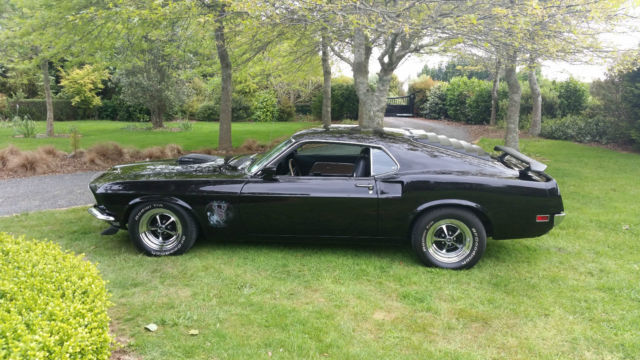 1969 Black Ford Mustang Fastback