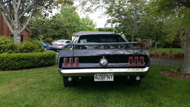 1969 Black Ford Mustang Fastback
