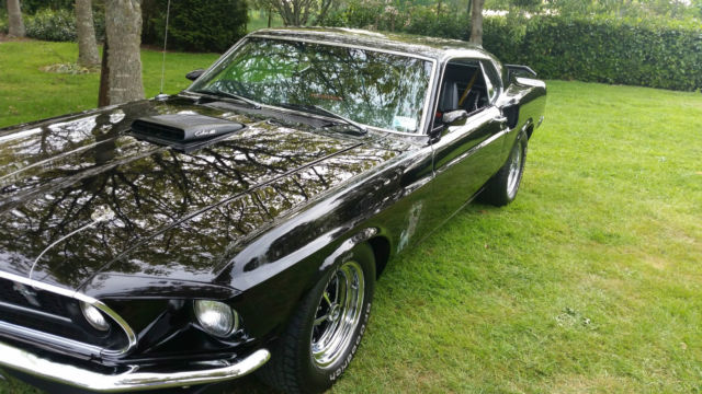 1969 Black Ford Mustang Fastback