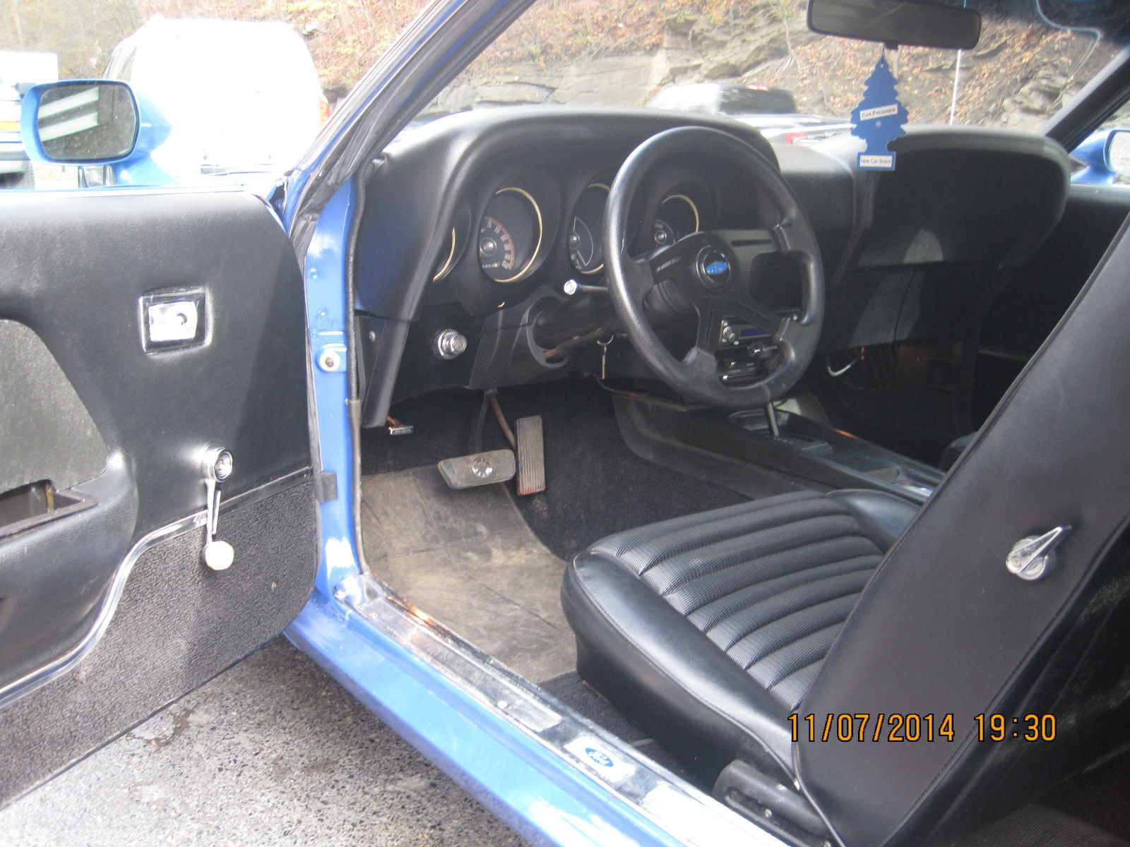 1969 Blue Ford Mustang Fastback