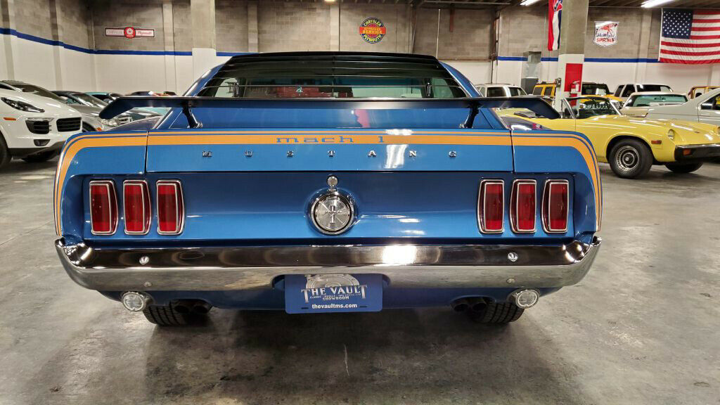 1969 Blue Ford Mustang