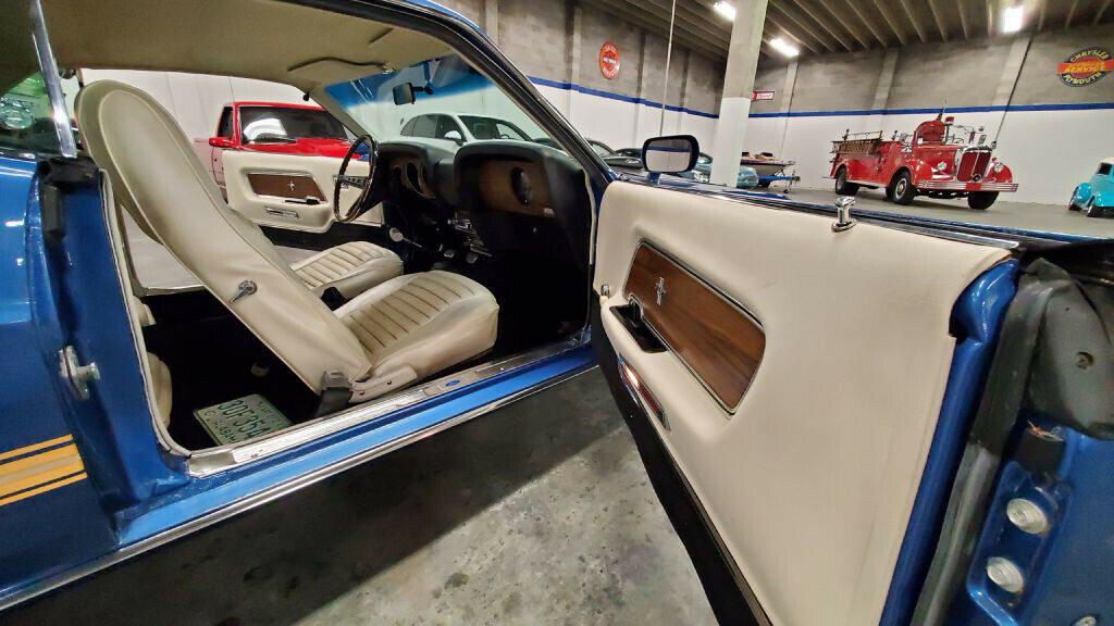 1969 Blue Ford Mustang