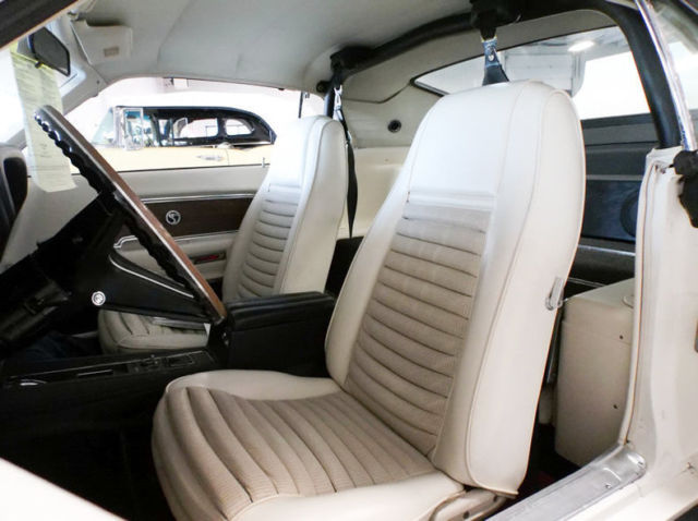 1969 White Ford Mustang Fastback