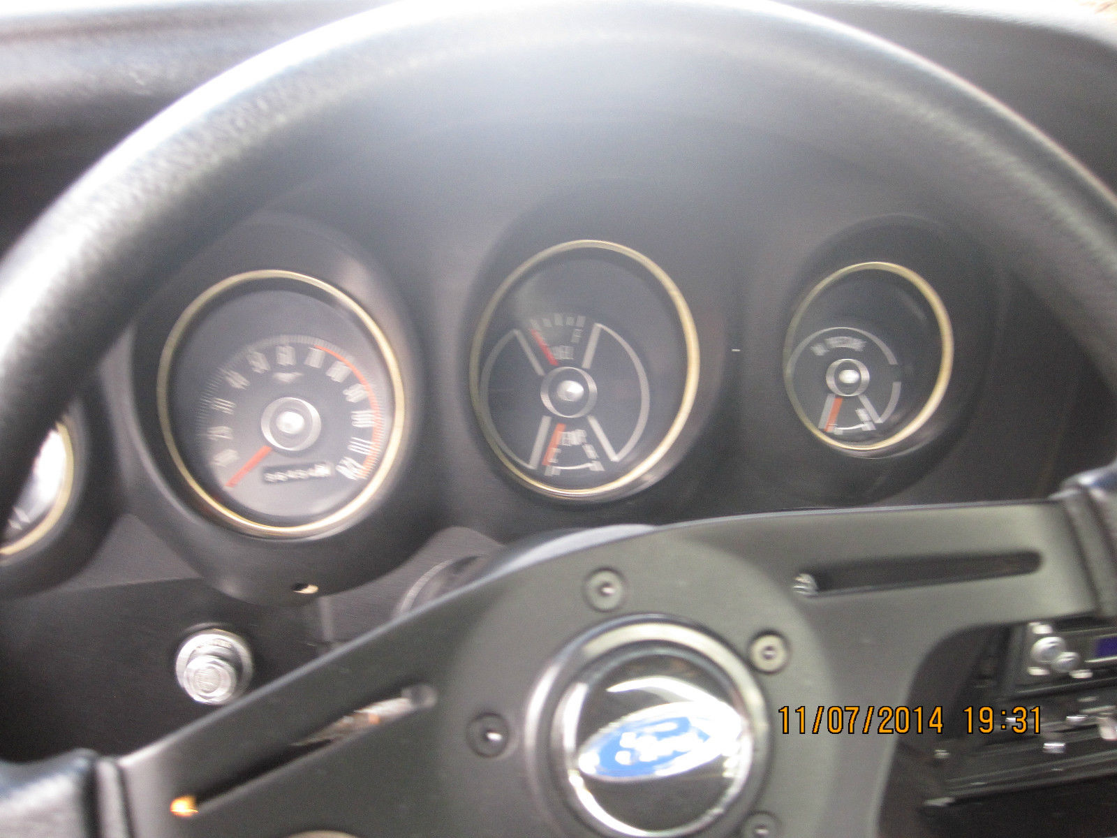 1969 Blue Ford Mustang Fastback