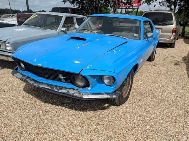 1969 Blue Ford Mustang Coupe