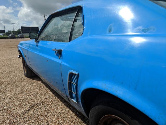 1969 Blue Ford Mustang Coupe