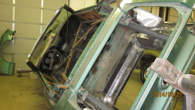 1969 Green Ford Mustang Convertible