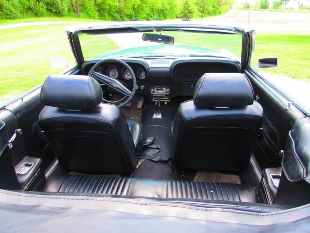 1969 Green Ford Mustang Convertible