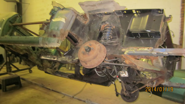 1969 Green Ford Mustang Convertible