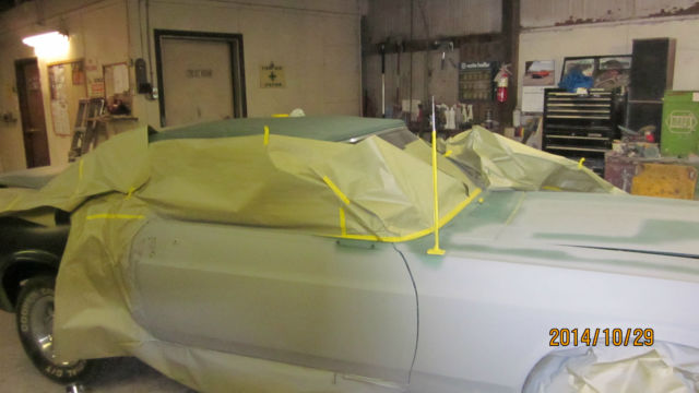 1969 Green Ford Mustang Convertible