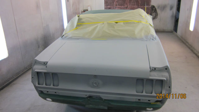 1969 Green Ford Mustang Convertible