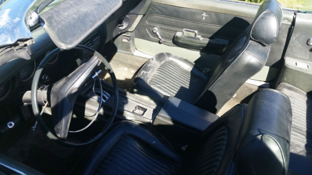 1969 Green Ford Mustang Convertible