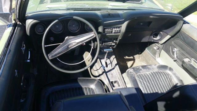 1969 Green Ford Mustang Convertible