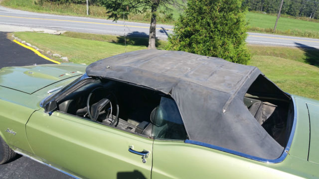 1969 Green Ford Mustang Convertible