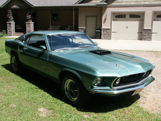 1969 Silver Jade Ford Mustang Sportsroof