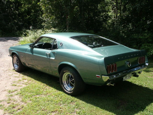 1969 Silver Jade Ford Mustang Sportsroof