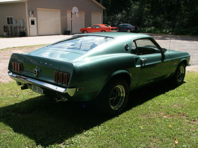 1969 Silver Jade Ford Mustang Sportsroof
