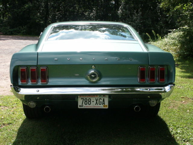 1969 Silver Jade Ford Mustang Sportsroof