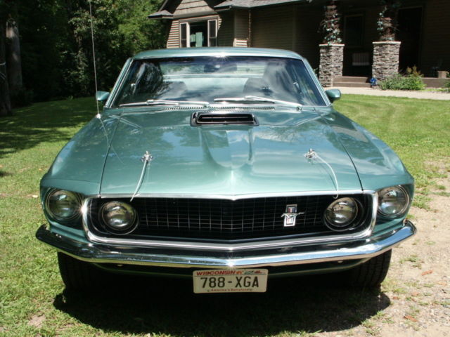 1969 Silver Jade Ford Mustang Sportsroof
