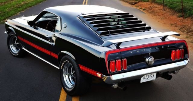 1969 Black Ford Mustang Coupe