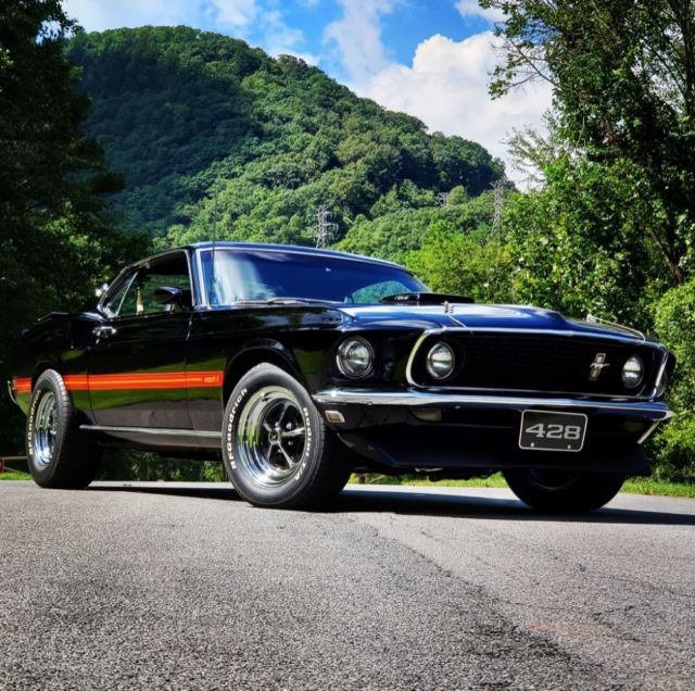 1969 Black Ford Mustang Coupe