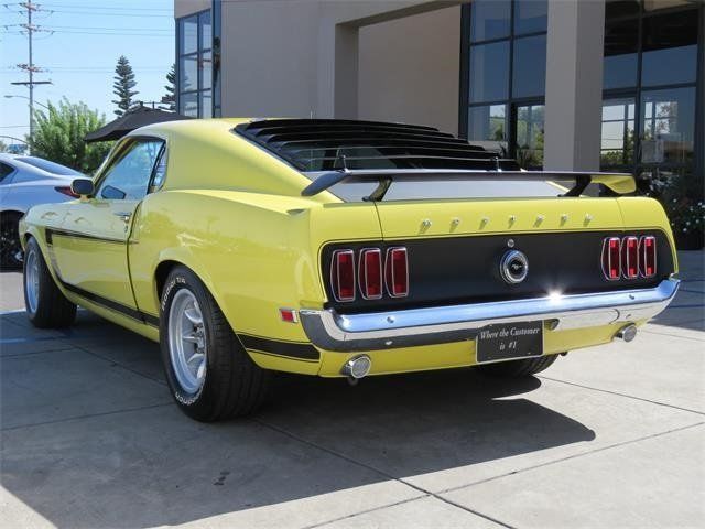 1969 Yellow Ford Mustang Coupe