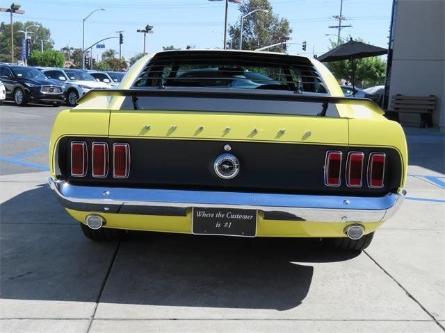 1969 Yellow Ford Mustang Coupe
