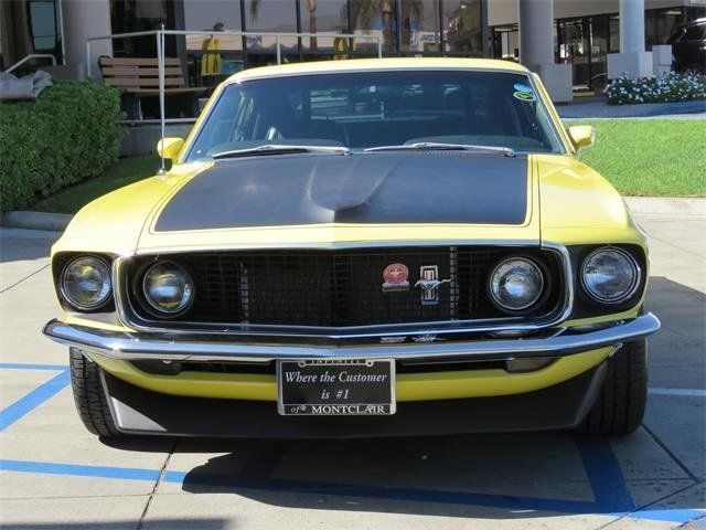 1969 Yellow Ford Mustang Coupe