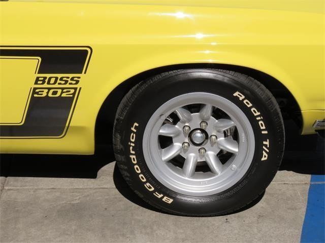1969 Yellow Ford Mustang Coupe