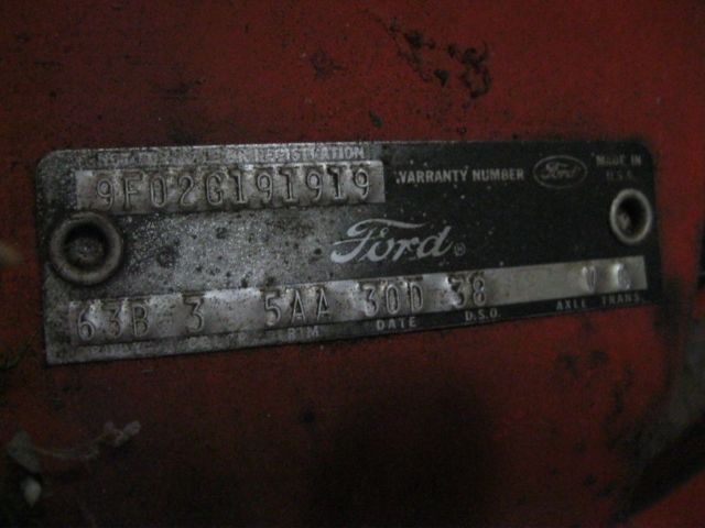 1969 Orange Ford Mustang Coupe