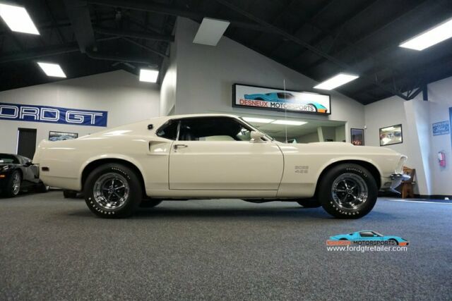 1969 White Ford Mustang Coupe