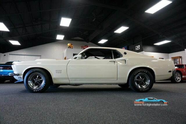 1969 White Ford Mustang Coupe