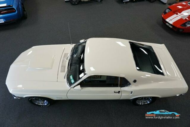 1969 White Ford Mustang Coupe