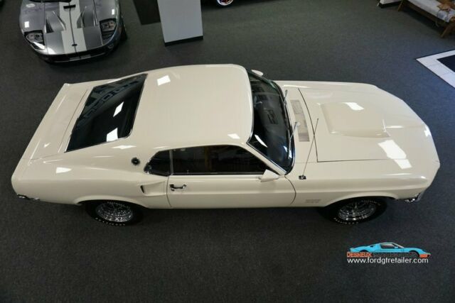 1969 White Ford Mustang Coupe