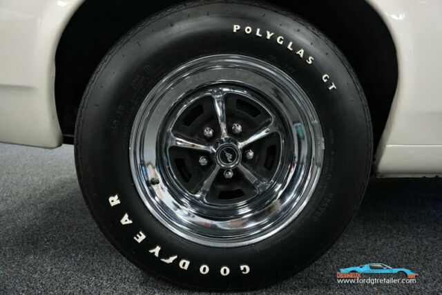 1969 White Ford Mustang Coupe