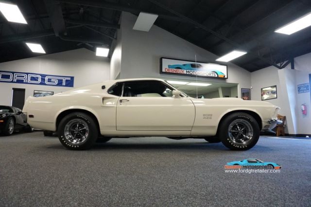 1969 White Ford Mustang Coupe