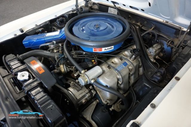 1969 White Ford Mustang Coupe