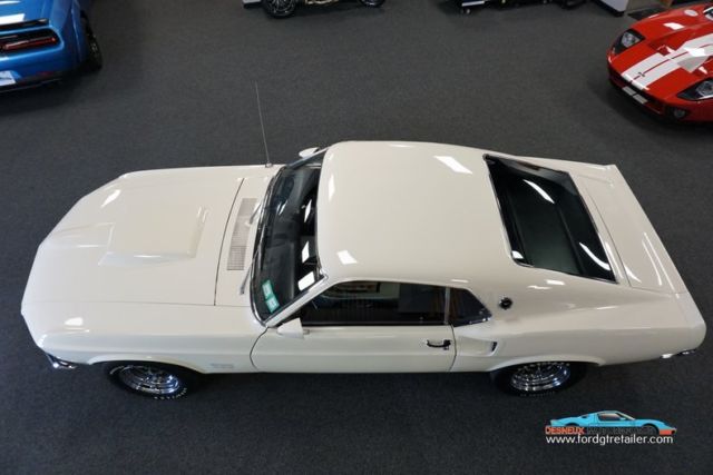 1969 White Ford Mustang Coupe