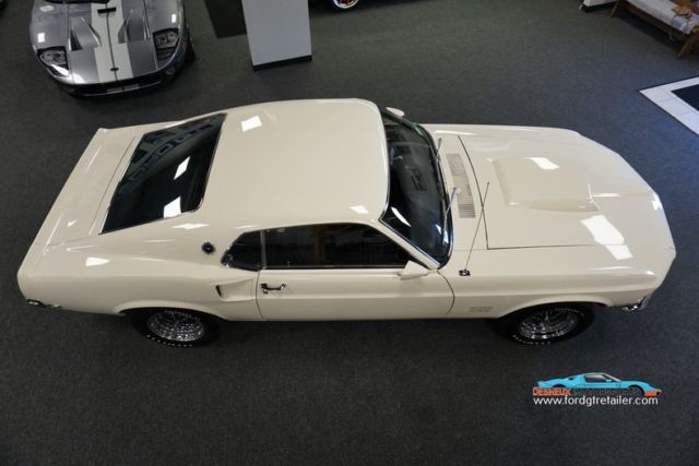 1969 White Ford Mustang Coupe