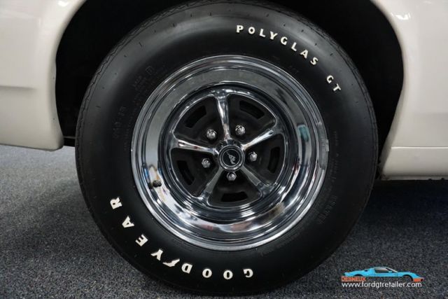 1969 White Ford Mustang Coupe