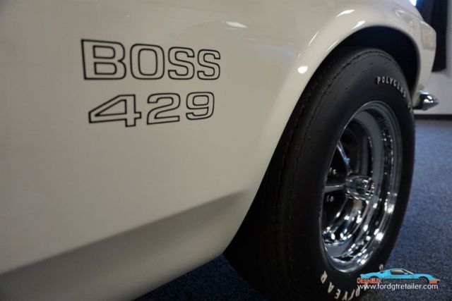 1969 White Ford Mustang Coupe