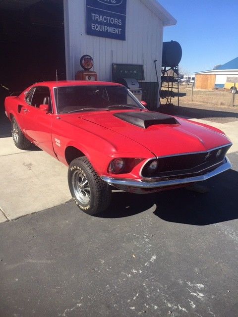 1969 Red Ford Mustang Coupe