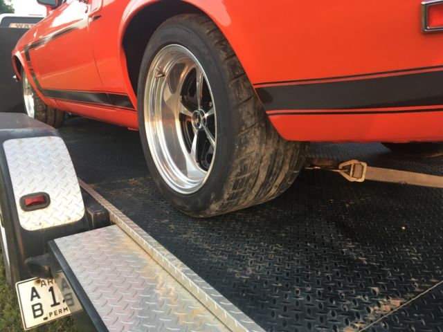 1969 Orange Ford Mustang Fastback