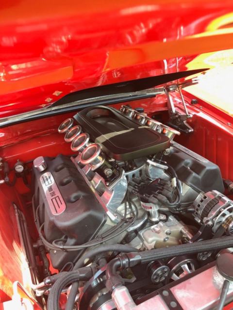 1969 Orange Ford Mustang Fastback