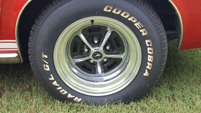 1969 Red Ford Mustang Convertible