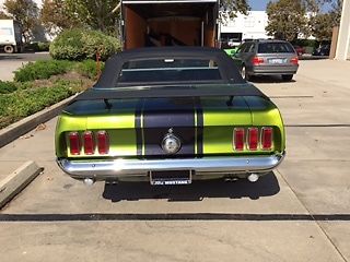 1969 Red Ford Mustang Convertible