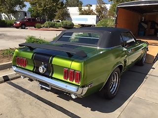 1969 Red Ford Mustang Convertible