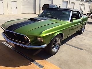 1969 Red Ford Mustang Convertible