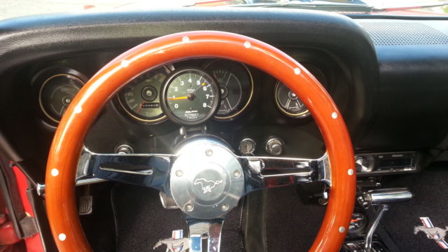 1969 Red Ford Mustang Convertible