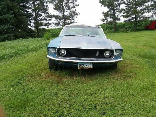 1969 Blue Ford Mustang Convertible